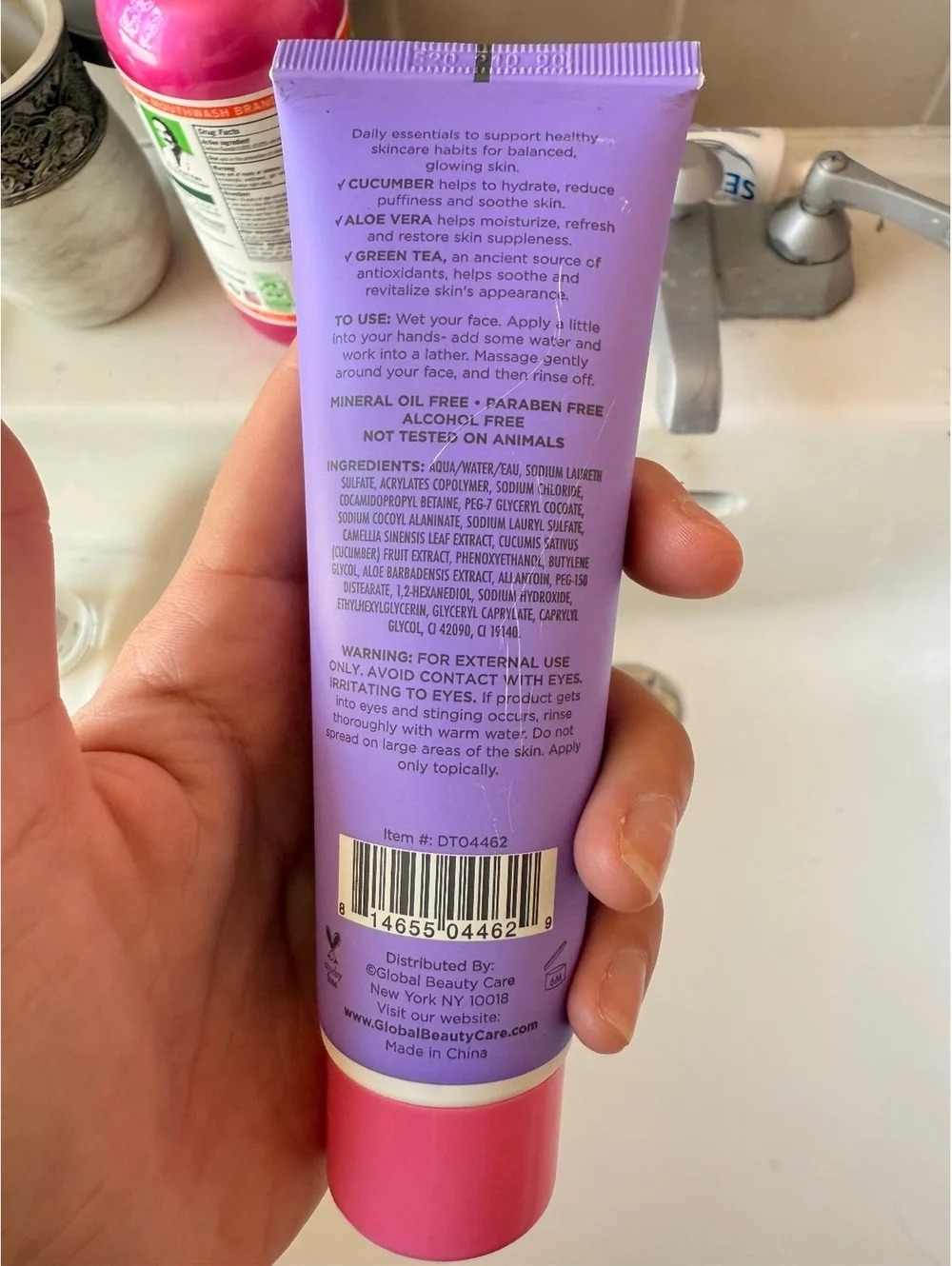 Global Beauty Care Daily Face Wash Cleansing 3 oz (90 mL)